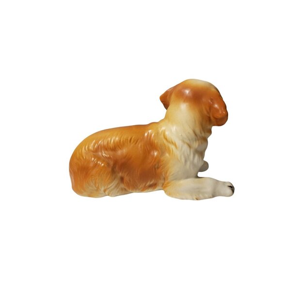 Vintage Lefton Saint Bernard Dog Figurine Pair H7856 Puppy Eyes Whimsical Decor - Picture 9 of 11